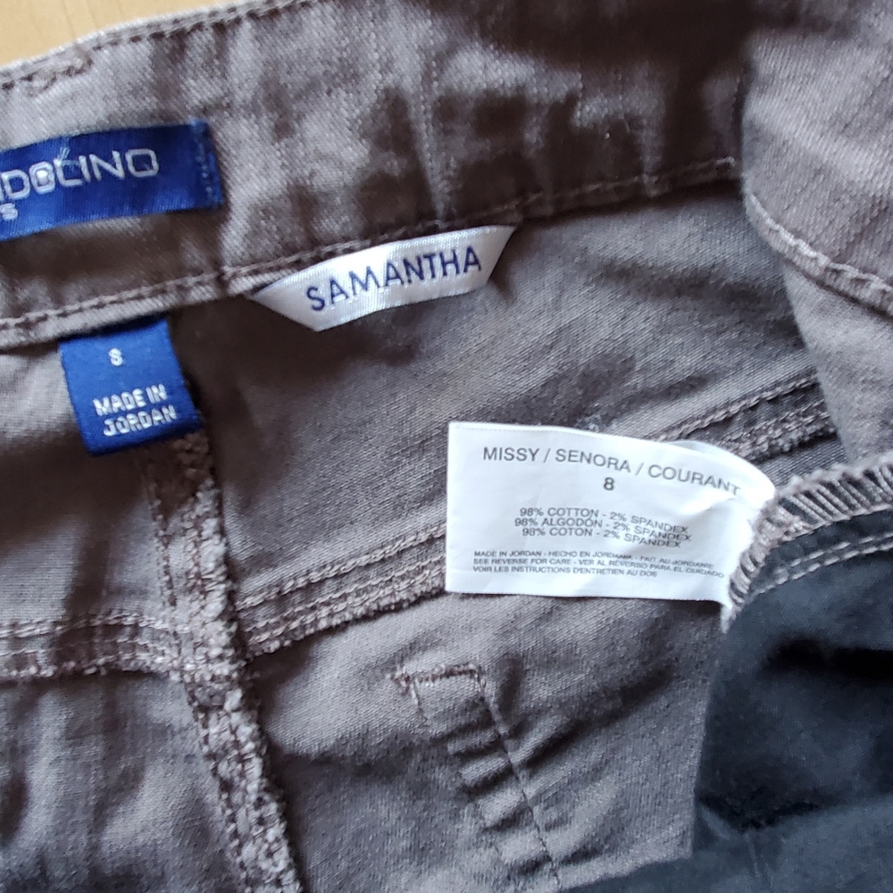 Bandolino Samantha Missy sz 8 Jean used greyish brown in color